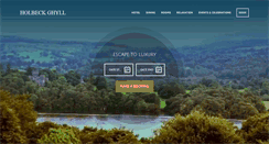 Desktop Screenshot of holbeckghyll.com